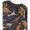 School Apron, Black Dinosaur Print - School Supplies - 3