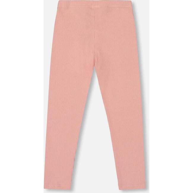 Ribbed Leggings, Pink - Leggings - 3