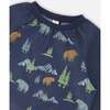 School Apron, Navy Animal Print - School Supplies - 3