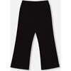 Ribbed Leggings Bootleg with Slit, Black - Pants - 3