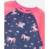 School Apron, Navy Unicorn Print - School Supplies - 3