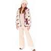 Reversible Mid-Season Sherpa Jacket Burgundy Heart, Purple Plum - Fleece & Sherpa Jackets - 2