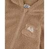 Sherpa Bear Hooded Zip Jacket, Brown - Jackets - 4