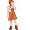 Quilted Overall Dress, Mocha - Skirts - 2