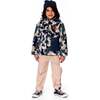 Reversible Mid-Season Sherpa Jacket Blue Camo, Navy Blue - Fleece & Sherpa Jackets - 2
