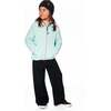 Reversible Mid-Season Sherpa Jacket Leopard, Mint Green - Fleece & Sherpa Jackets - 3