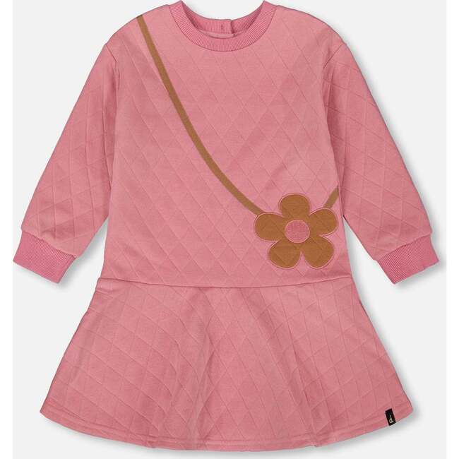 Quilted Dress, Purple Pink