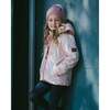 Reversible Mid-Season Sherpa Jacket Pink Heart, Light Pink - Fleece & Sherpa Jackets - 3