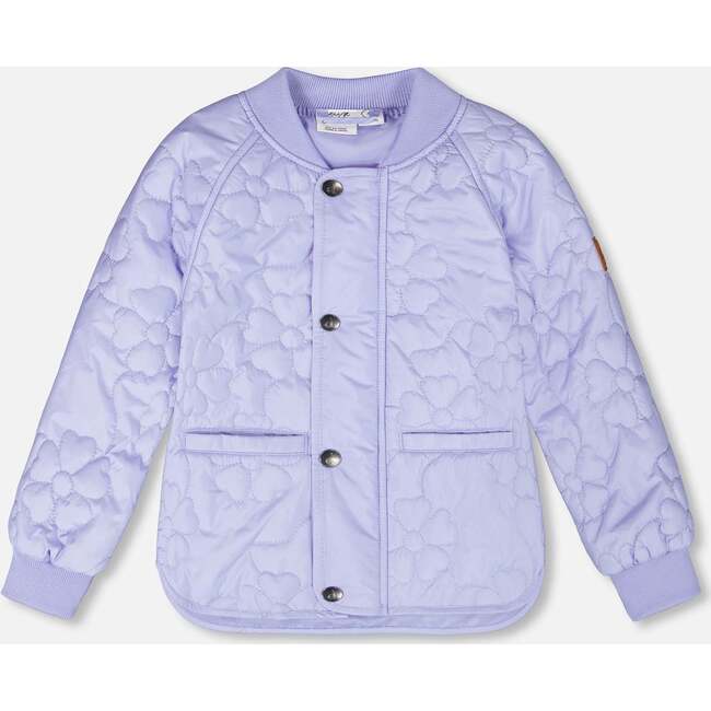 Quilted Mid-Season Jacket, Lavender