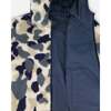 Reversible Mid-Season Sherpa Jacket Blue Camo, Navy Blue - Fleece & Sherpa Jackets - 3