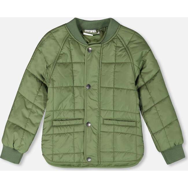 Quilted Mid-Season Jacket, Khaki