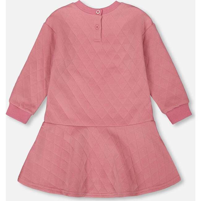 Quilted Dress, Purple Pink - Dresses - 3