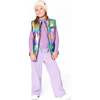 Quilted Mid-Season Sleeveless Vest Metallic Multicolor, Multicolored - Vests - 4