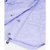 Quilted Mid-Season Jacket, Lavender - Jackets - 3