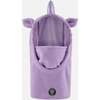 Polar Fleece Balaclava for Ski Helmet Purple Unicorn, Purple Lilac - Winter Hats - 1 - thumbnail