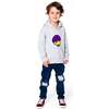 Pullover Fleece Hooded Sweatshirt, Light Heather Gray - Sweatshirts - 3