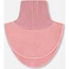 Polar Fleece and Knit Neckwarmer, Dusty Pink - Scarves - 2
