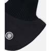Polar Fleece and Knit Neckwarmer, Black - Scarves - 3
