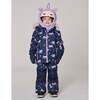 Polar Fleece Balaclava for Ski Helmet Purple Unicorn, Purple Lilac - Winter Hats - 3