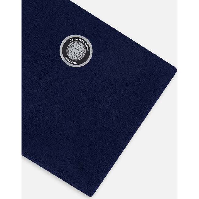 Polar Fleece Neckwarmer, Navy Blue - Scarves - 4