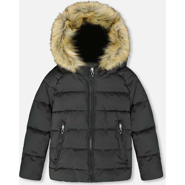 Puffy Winter Jacket, Black