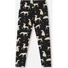 Printed Jersey Leggings Black with Dalmatians, Black Dalmatian Print - Leggings - 3
