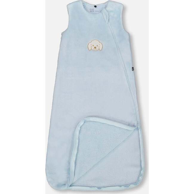 Plush Sleep Sack, Light Blue - Sleep Sacks - 3