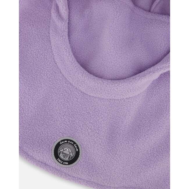 Polar Fleece Balaclava for Ski Helmet Purple Unicorn, Purple Lilac - Winter Hats - 5