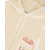 Plush Hooded Jacket Off White, Off-White - Jackets - 4