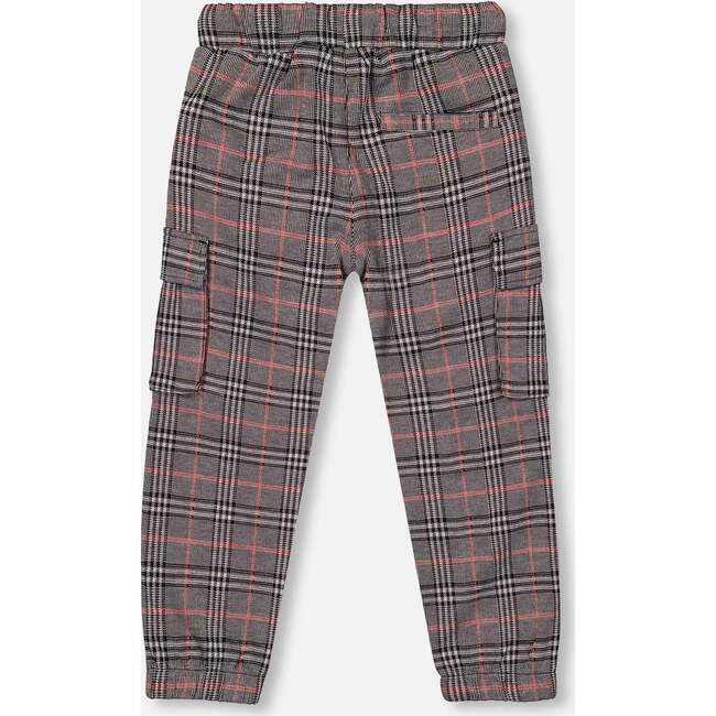 Plaid Cargo Pant, Gray and Black - Pants - 3