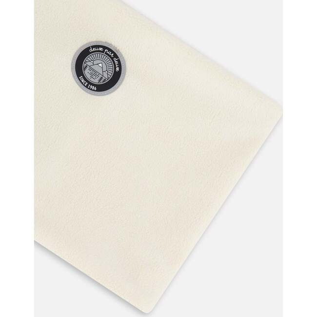 Polar Fleece Neckwarmer, Off-White - Scarves - 4
