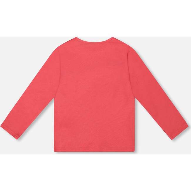 Organic Cotton T-Shirt with Mini Apples, Red - T-Shirts - 3