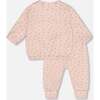 Organic Cotton Pant with Top Set, Pink Mini Floral - Mixed Apparel Set - 2