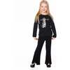Organic Cotton T-Shirt with Dalmatian, Black - T-Shirts - 2