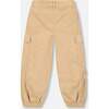 Parachute Corduroy Pants with Cargo Pockets, Light Pecan Brown - Pants - 4