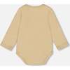 Organic Cotton Onesie, Light Caramel - Onesies - 2