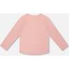 Organic Cotton T-Shirt with Llama, Dusty Pink - T-Shirts - 4