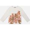 Organic Jersey T-Shirt with Teddy Bears, Off-White - T-Shirts - 1 - thumbnail