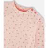 Organic Cotton Pant with Top Set, Pink Mini Floral - Mixed Apparel Set - 3