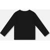 Organic Cotton T-Shirt with Dalmatian, Black - T-Shirts - 3