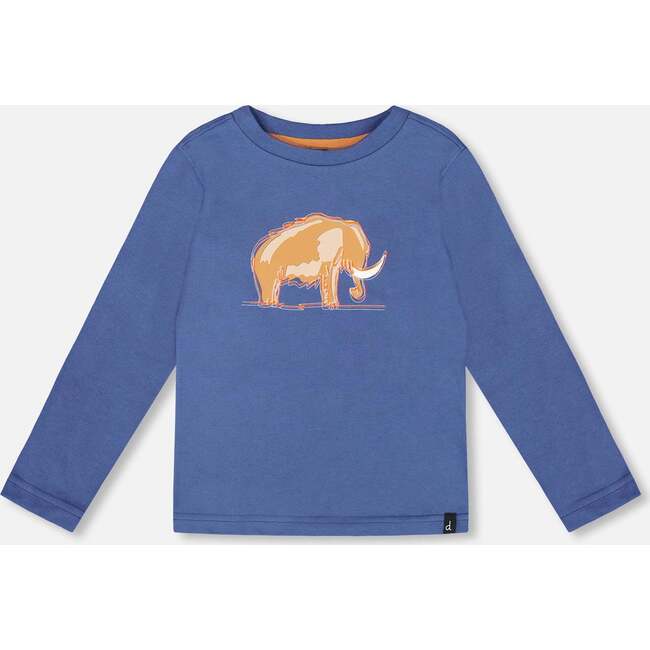 Organic Cotton Long Sleeve T-Shirt, Blue