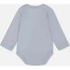 Organic Cotton Onesie, Light Blue - Onesies - 3