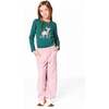 Organic Cotton Long Sleeve T-Shirt, Dark Green - T-Shirts - 3