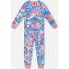 Organic Cotton Two-Piece Pajamas, Rainbow Heart Print - Pajamas - 3