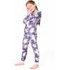 Organic Cotton Two-Piece Pajamas, Watercolor Unicorns - Pajamas - 2