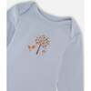 Organic Cotton Onesie, Light Blue - Onesies - 4