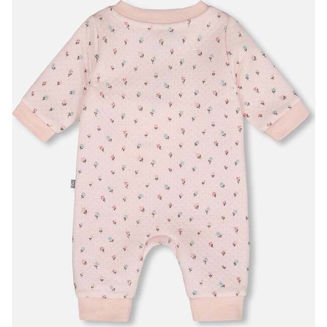 Organic Cotton One-Piece and Baby Romper, Pink Mini Floral - Rompers - 2