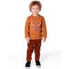 Organic Cotton Long Sleeve T-Shirt, Cashew Brown - T-Shirts - 3