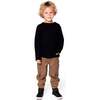 Organic Cotton Jersey Pocket T-Shirt, Black - T-Shirts - 2