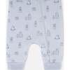 Organic Cotton One-Piece and Baby Romper, Blue Bear Print - Rompers - 3